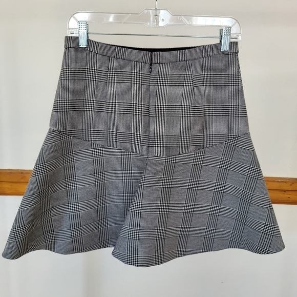 J. Crew Plaid fit & flare skirt, size 2 - Picture 3 of 8